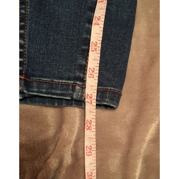 Anthropologie Picro Letterpress Mid-Rise Skinny Denim Jeans US 27 Split Ankle - Picture 10 of 14
